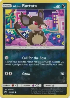 Alolan Rattata Reverse Holo 84