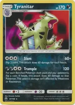 Tyranitar Reverse Holo 87