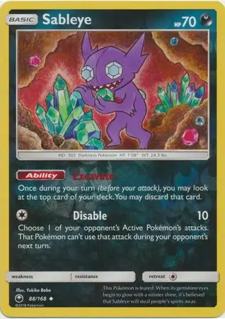 Sableye Reverse Holo