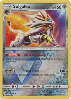 Solgaleo Reverse Holo 99