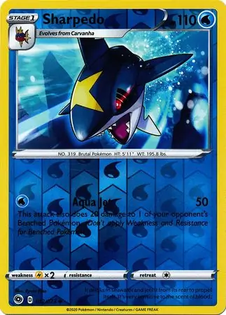 Sharpedo Reverse Holo