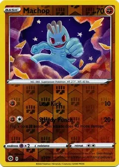 Machop Reverse Holo 024