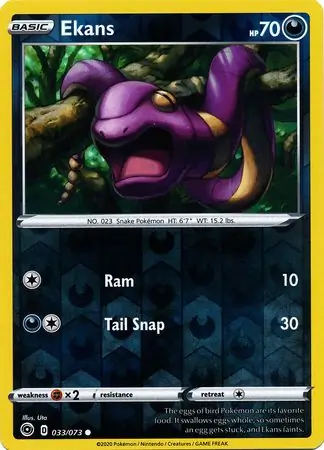 Ekans Reverse Holo