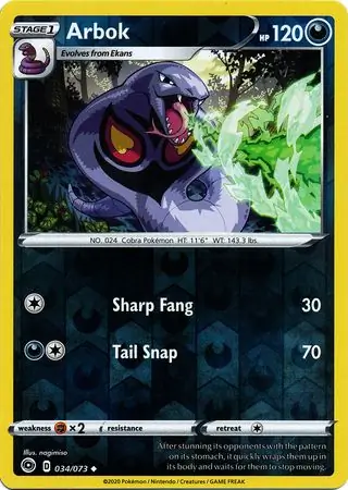 Arbok Reverse Holo