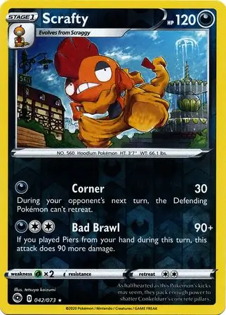 Scrafty Reverse Holo
