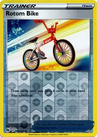 Rotom Bike Reverse Holo