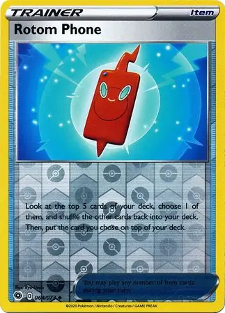 Rotom Phone Reverse Holo