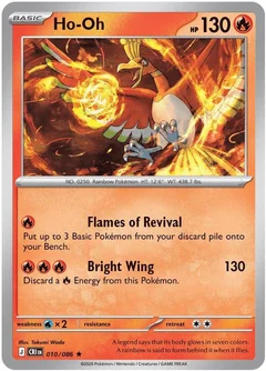 Ho Oh Reverse Holofoil 010