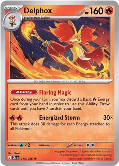 Delphox Reverse Holofoil 013