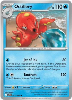 Octillery Reverse Holofoil 017