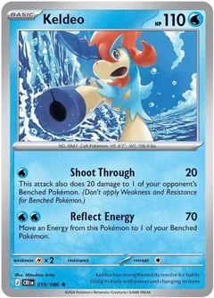 Keldeo Reverse Holofoil 019