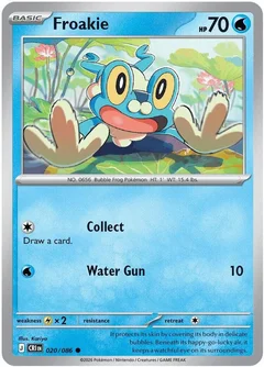 Froakie Reverse Holofoil 020