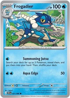 Frogadier Reverse Holofoil 021