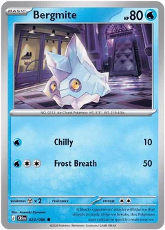 Bergmite Reverse Holofoil 023