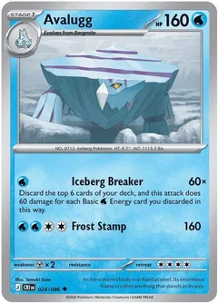 Avalugg Reverse Holofoil 024