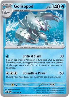 Golisopod Reverse Holofoil 026