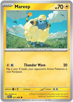Mareep Reverse Holofoil 027