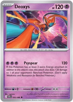 Deoxys Reverse Holofoil 032