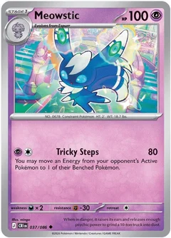 Meowstic Reverse Holofoil 037