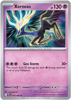 Xerneas Reverse Holofoil 042