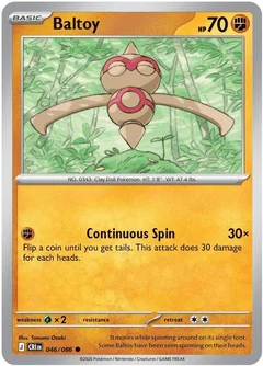 Baltoy Reverse Holofoil 046