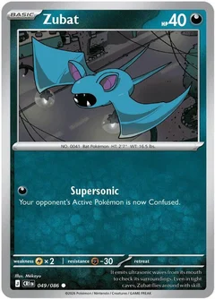 Zubat Reverse Holofoil 049