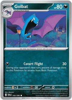 Golbat Reverse Holofoil 050
