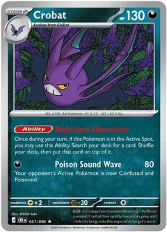 Crobat Reverse Holofoil 051