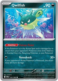 Qwilfish Reverse Holofoil 052