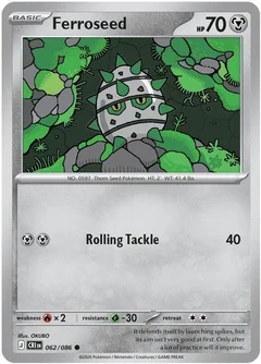 Ferroseed Reverse Holofoil 062