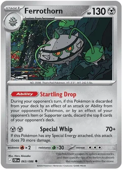 Ferrothorn Reverse Holofoil 063
