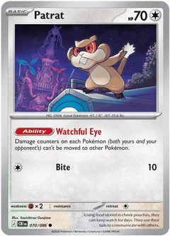 Patrat Reverse Holofoil 070