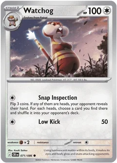 Watchog Reverse Holofoil 071