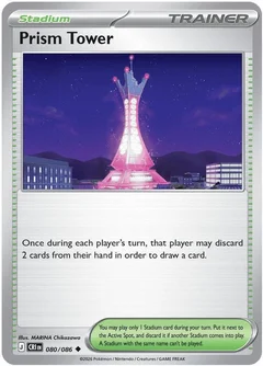 Prism Tower Reverse Holofoil 080