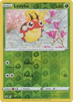 Ledyba Reverse Holo 004