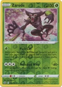 Zarude Reverse Holo 019