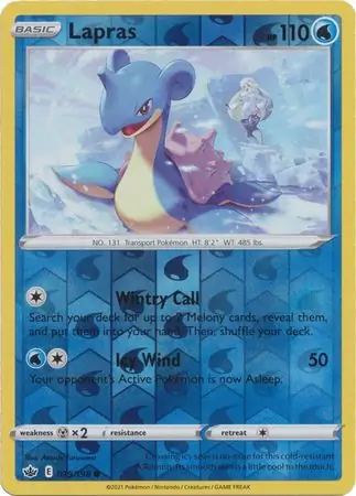 Lapras Reverse Holo