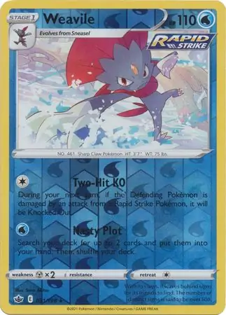 Weavile Reverse Holo