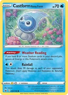 Castform Rainy Form 033