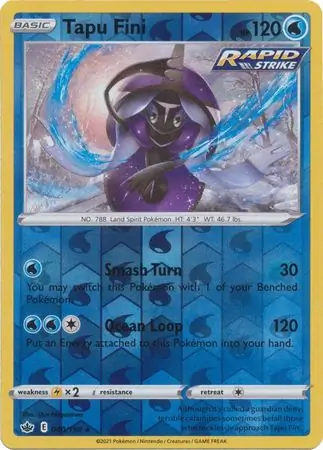Tapu Fini Reverse Holo