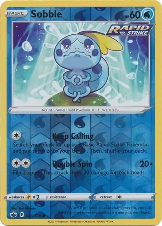 Sobble Reverse Holo