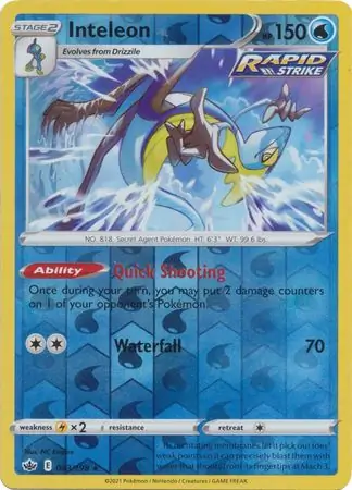 Inteleon Reverse Holo