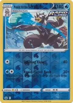 Rapid Strike Urshifu Reverse Holo 044