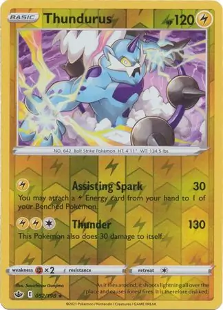 Thundurus Reverse Holo