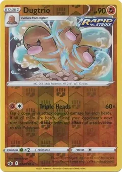 Dugtrio Reverse Holo 077