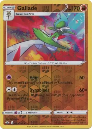 Gallade Reverse Holo