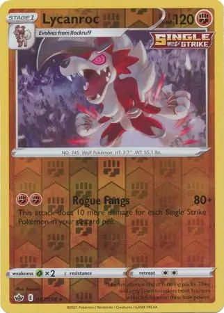 Lycanroc Reverse Holo