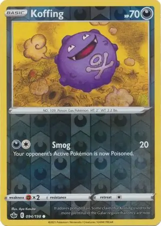 Koffing Reverse Holo