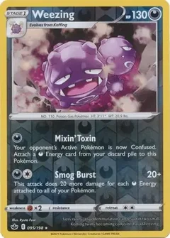 Weezing Reverse Holo 095