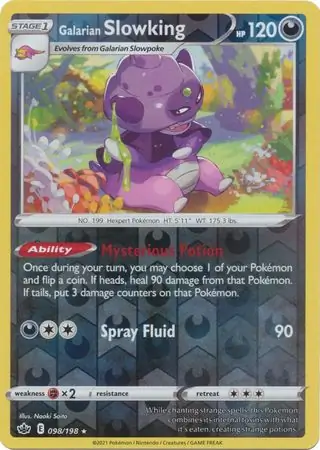 Galarian Slowking Reverse Holo